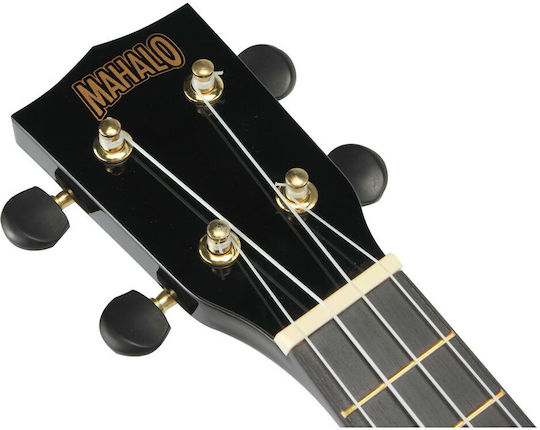 Mahalo Rainbow Series Soprano Γιουκαλίλι Black