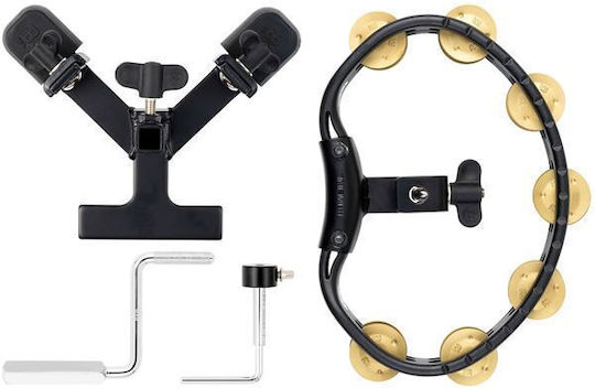 Meinl Benny Greb Black Plastic Hand Tambourine