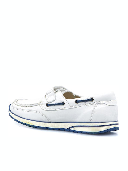 Primi passi Pantofi copii cu velcro Albi