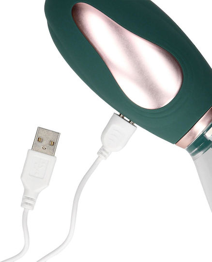 Shots Enhance Vagina Clitoral & Nipple Suction Device Green