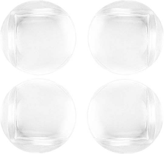 Kikka Boo Protection Corner with Sticker made of Plastic in White Color 4pcs