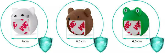 Ricokids Colț de protecție cu autocolant din Plastic 10buc