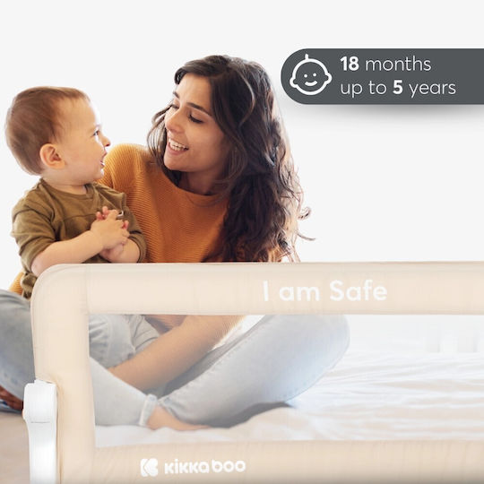 Kikka Boo I am Safe Bară de protecție pentru pat în Culoare Bej 120x42cm 1buc