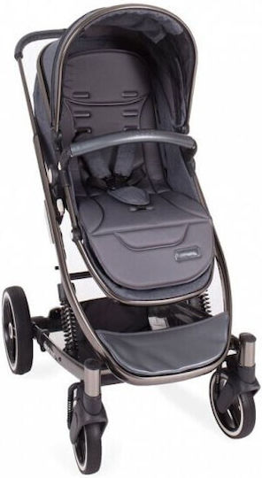 Kikka Boo Divaina Adjustable 2 in 1 Baby Stroller Suitable for Newborn Dark Grey Melange 12kg