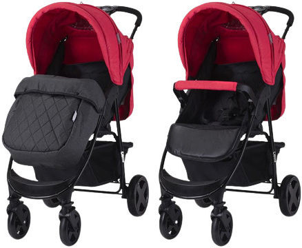 Lorelli Olivia Basic Καρότσι Μωρού Kατάλληλο από 6+ Mηνών Mars Red