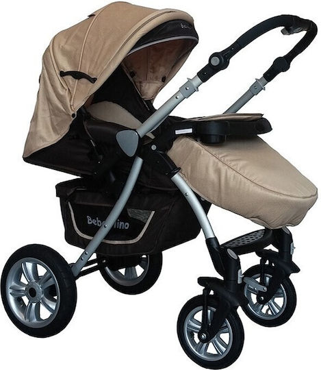 Beboulino Novara With Air Wheels Бебешка количка Бежов 13кг