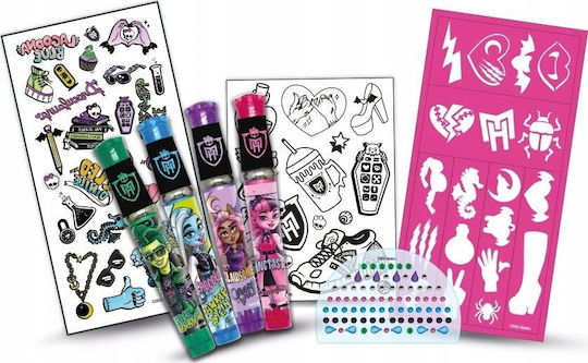 Σετ Παιχνίδι Με Τατουάζ, Monster High, 24,5 X 19,5 X 3 Cm