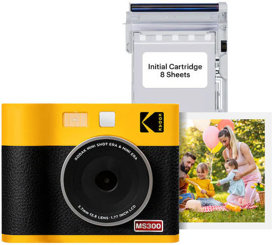 Kodak Printer Mini Shot 3 Era 4pass Instant Camera Black