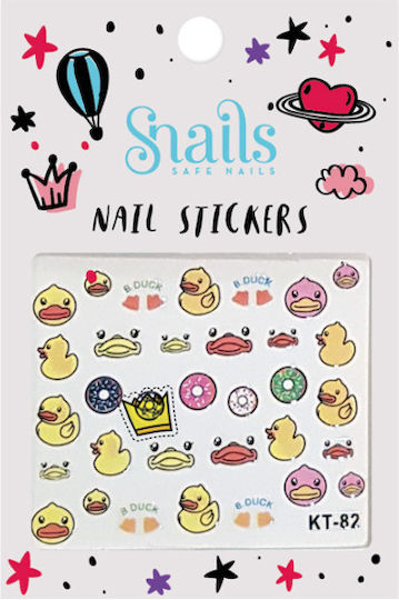 Snails Nail Stickers Manicure Game