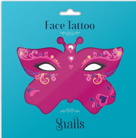 Snails Face Tatoo Kids Tattoos
