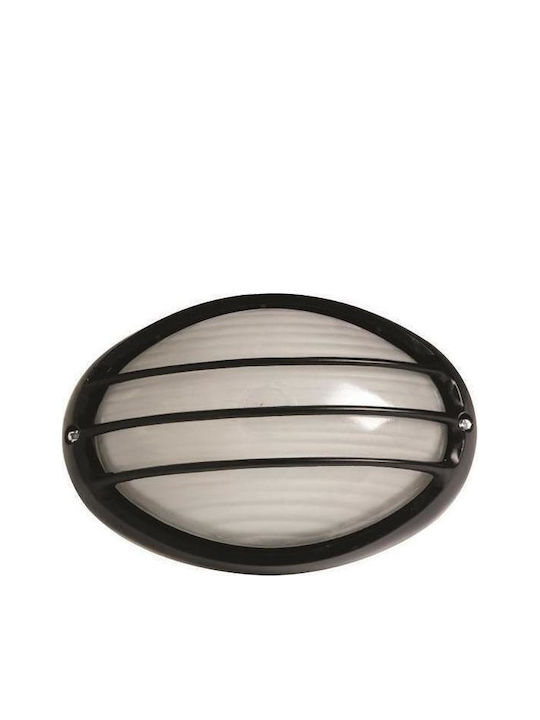 Eurolamp Επιτοίχια Χελώνα Εξωτερική E27 IP44 21.5x15x10εκ.