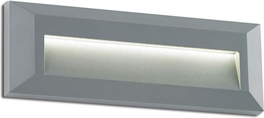 Aca SLIM32 Стенна Външна Таванна Лампа LED IP65 2W с Топло Бяло Осветление 23x8x2.7см