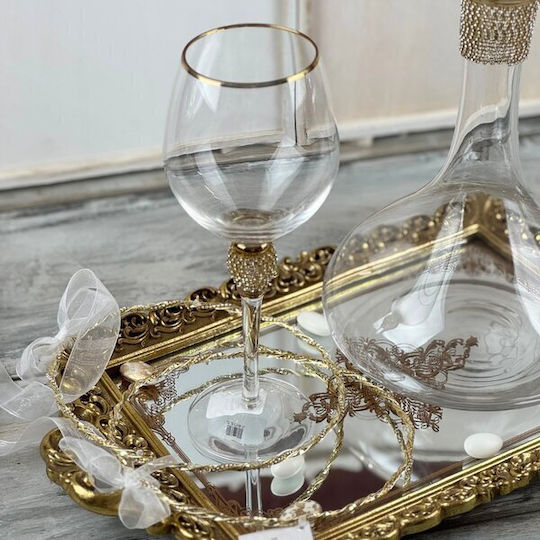 Faitakis Pack Glass White Wine / Champagne made of Glass Goblet