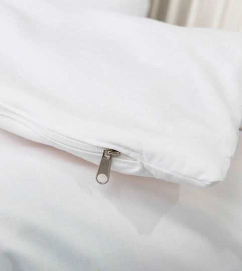 Borea Baby Duvet Cover Sweet Dreams Λευκή Ροζ 110x140cm