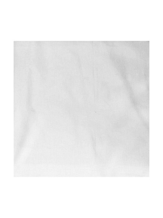 Dimcol Βρεφική Παπλωματοθήκη Solid 491 White 120x160εκ.