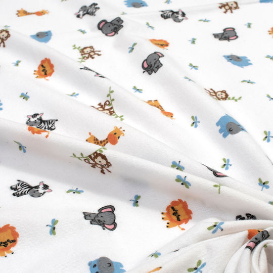 Dimcol Baby Duvet Cover Bebe White 120x160cm