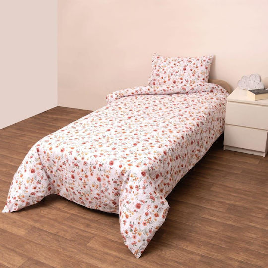 Viopros Set Cearceaf Pentru Bebeluş Cu Faţă De Pernă Primăvară 120x160cm