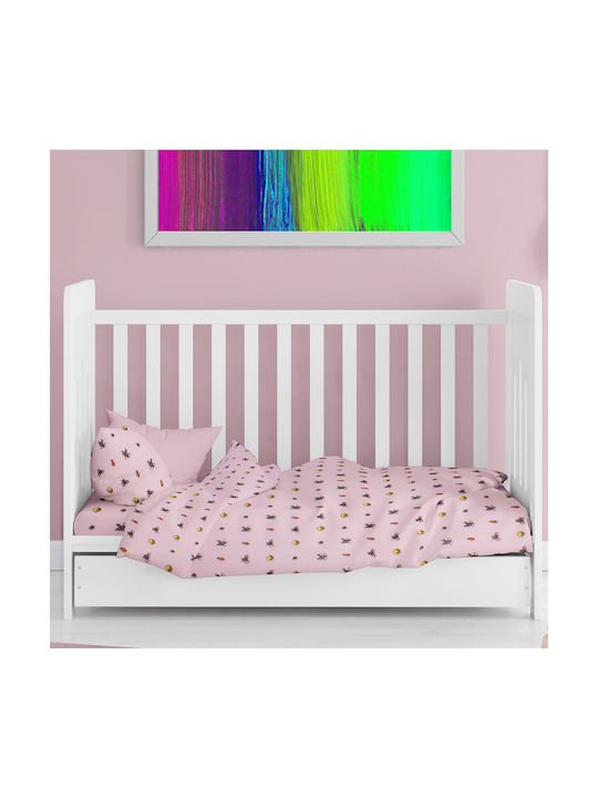 Dimcol Baby Duvet Cover Pink 120x160cm