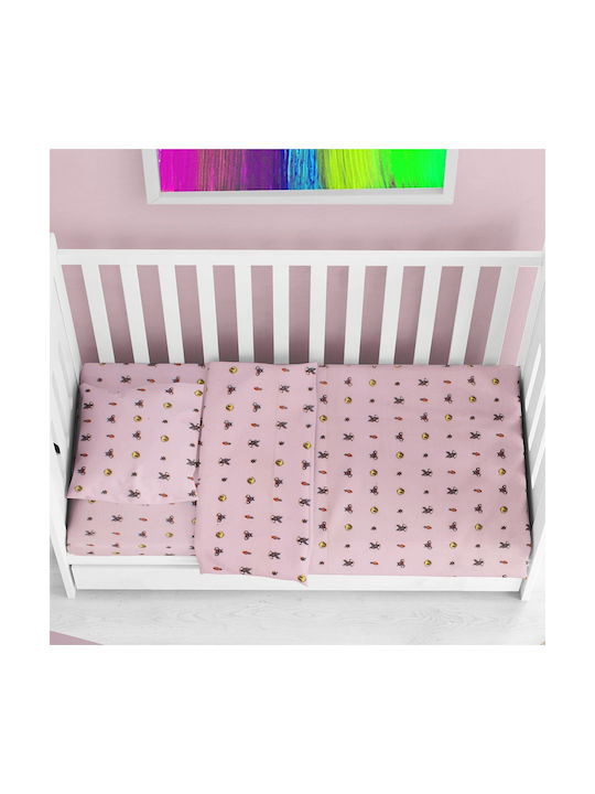 Dimcol Baby Duvet Cover Pink 120x160cm