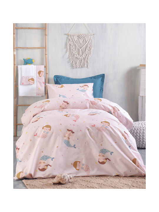 Rythmos Baby Duvet Cover Set With Pillowcase Zizel Pink 110x160cm