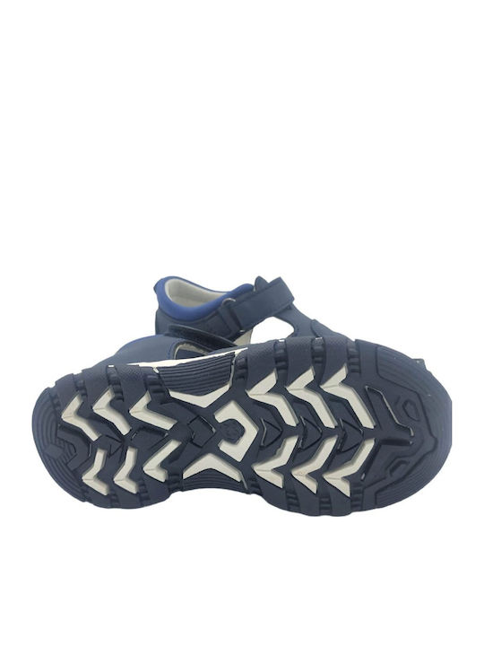 Iq Kids Zaxos-170 Blue Anatomic Boys Soft Sole Sandal Blue