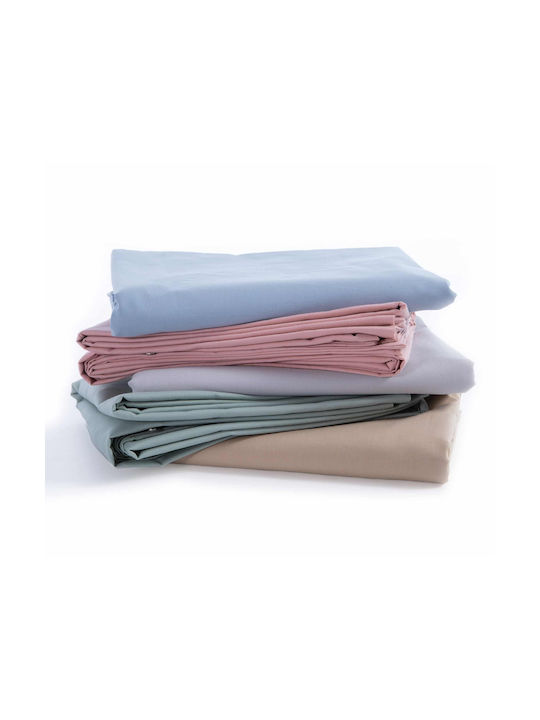 Nef-Nef Homeware Baby Duvet Cover Basic Light Blue 110x150cm