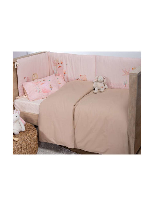 Nef-Nef Homeware Baby Duvet Cover Basic Light Blue 110x150cm