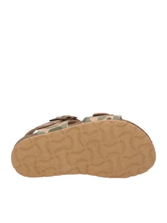 Bionatura Leather Kids' Sandals Boys Beige Bionatura 22b1002 Nabuk Mim Beige