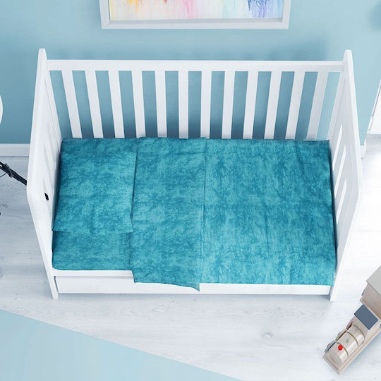 Dimcol Baby Duvet Cover turquoise 120x160cm