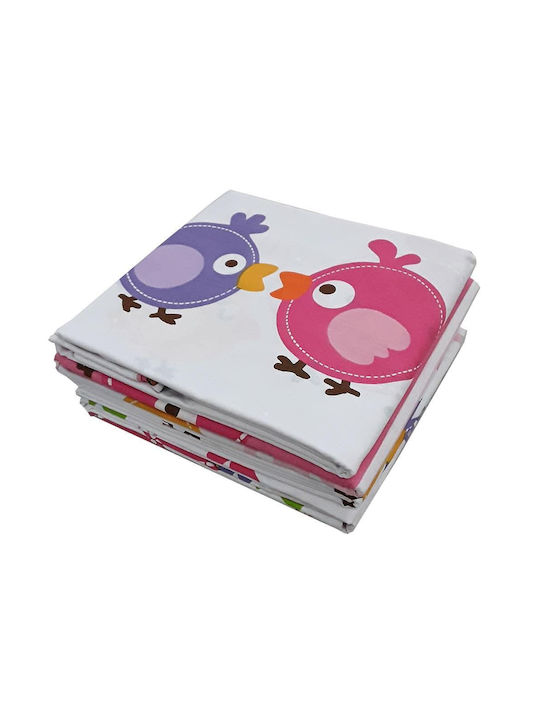 Beboulino Baby Duvet Cover Lovely Birds Pink 110x150cm