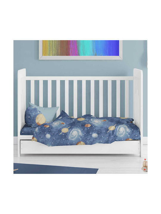 Dimcol Baby Duvet Cover Bebe Blue 120x160cm