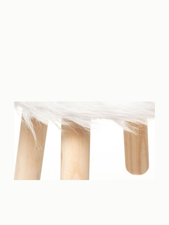 Stool White 27x38x38cm