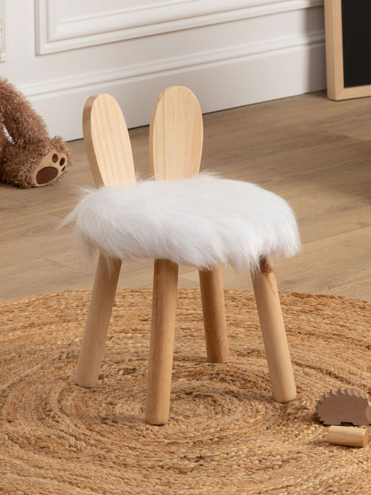 Stool White 27x38x38cm