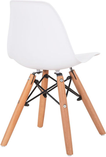 Παιδική Καρέκλα Twist Kid Λευκή 28x30.5x59εκ.