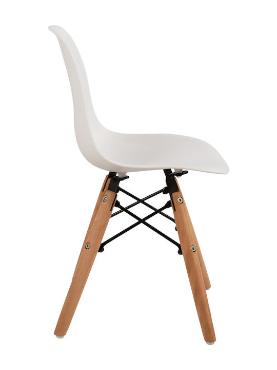 Chair Twist Kid White 28x30.5x59cm