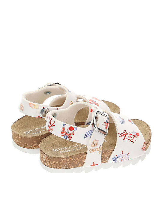 Monnalisa Kindersandalen St Marine Baby 8370129944 Weiße