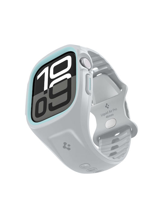 Spigen Liquid Air Pro Θήκη Σιλικόνης σε Γκρι χρώμα για Apple Watch 10 46 mm