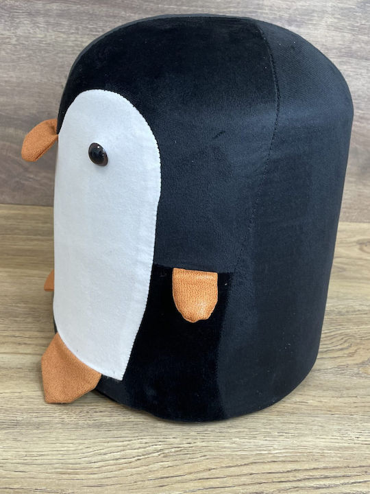 Παιδικό Σκαμπό Penguin Μαύρο 28x34εκ.