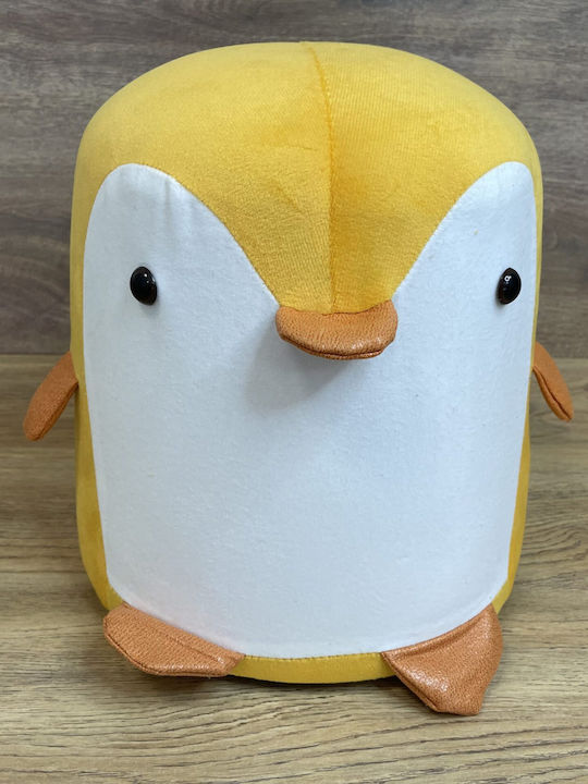 Stool Penguin Yellow 28x34cm