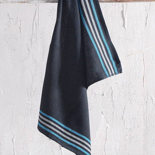 Rythmos Terra Towel from 100% Cotton in Orange Color 50x70cm