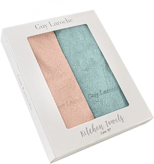 Guy Laroche Gourmet Towel in Green Color 35x50cm 2pcs