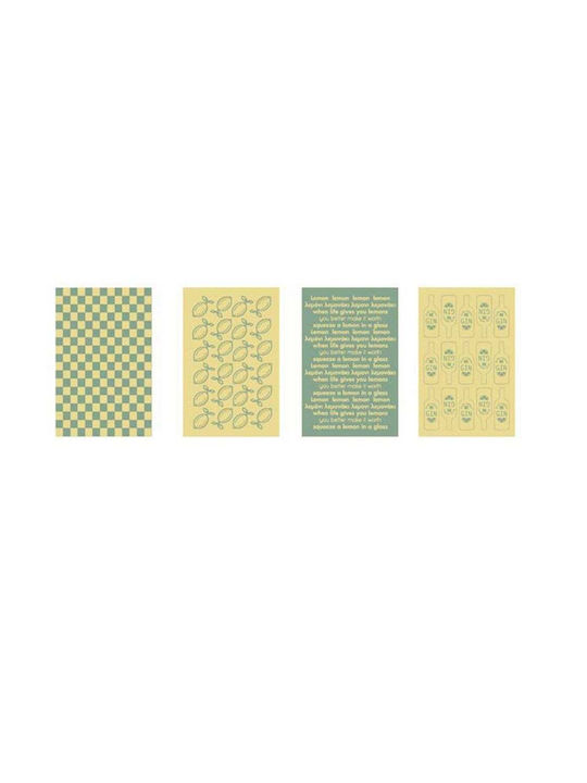 Palamaiki Jack100 Towel from 100% Cotton in Green Color 40x60cm 4pcs