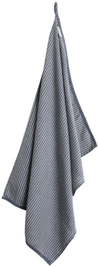 Laura Ashley Wild Clematis Towel from 100% Cotton in Blue Color 70x50cm Laura Ashley Wild Clematis Towel from 100% Cotton in Blue Color 70x50cm