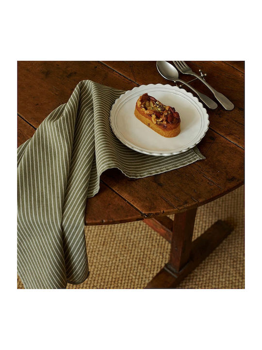 Laura Ashley Wild Clematis Πετσέτα Κουζίνας από 100% Βαμβάκι σε Πράσινο Χρώμα 70x50cm