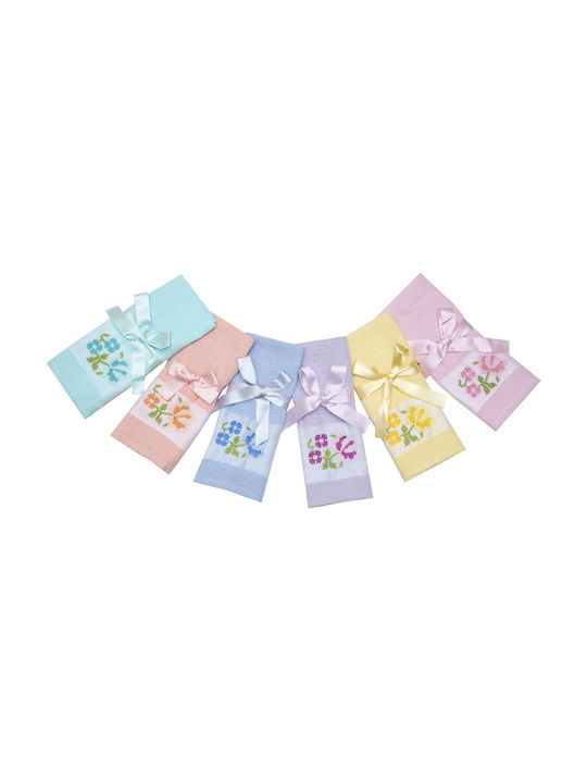 Viopros Laura Kitchen Towel made of 100% Cotton in Yellow Colour 45x75cm
