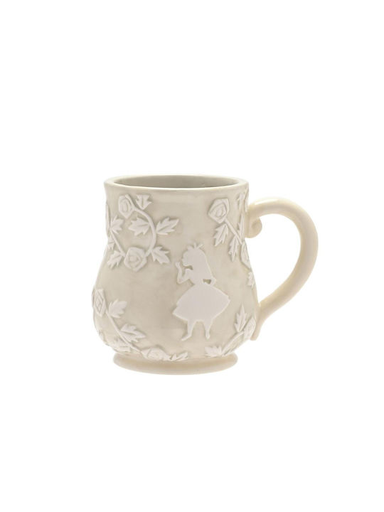 Disney Alice In Wonderland White Rabbit Κούπα Κεραμική Λευκή 325ml