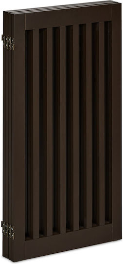 Relaxdays Pliabil Ușă de siguranță în Culoare Maro 92x92cm 1buc