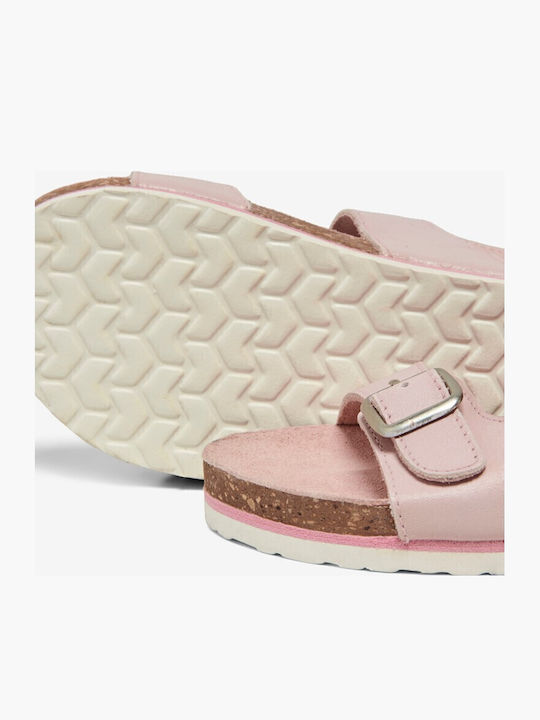 Sandale Copii Din Piele Cu Închidere Hoop & Loop Roz Fete Kids Only 15292185-06 Roz