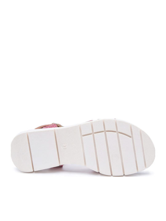Amica Leather Sandals Fashion Girl Fuchsia Fuchsia