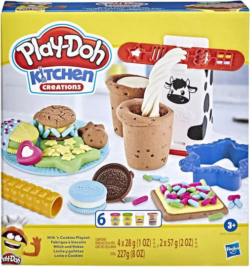 Hasbro Play-Doh Πλαστελίνη - Παιχνίδι Kitchen Creations για 3+ Ετών, 6τμχ